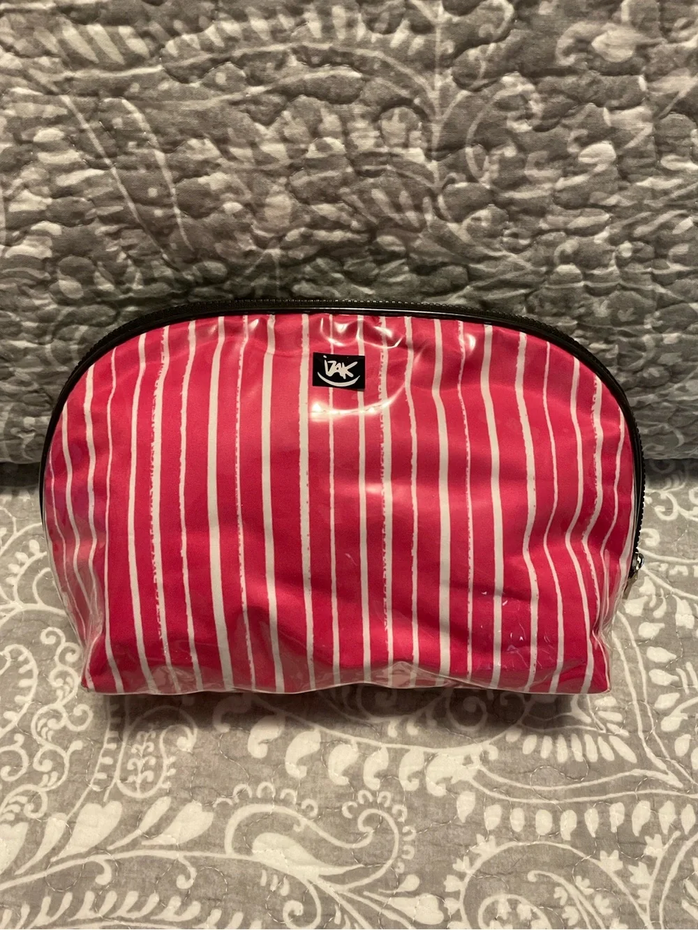 Izak Zenou Plastic Coated I’ve Been Chic’ed Zippered Bag